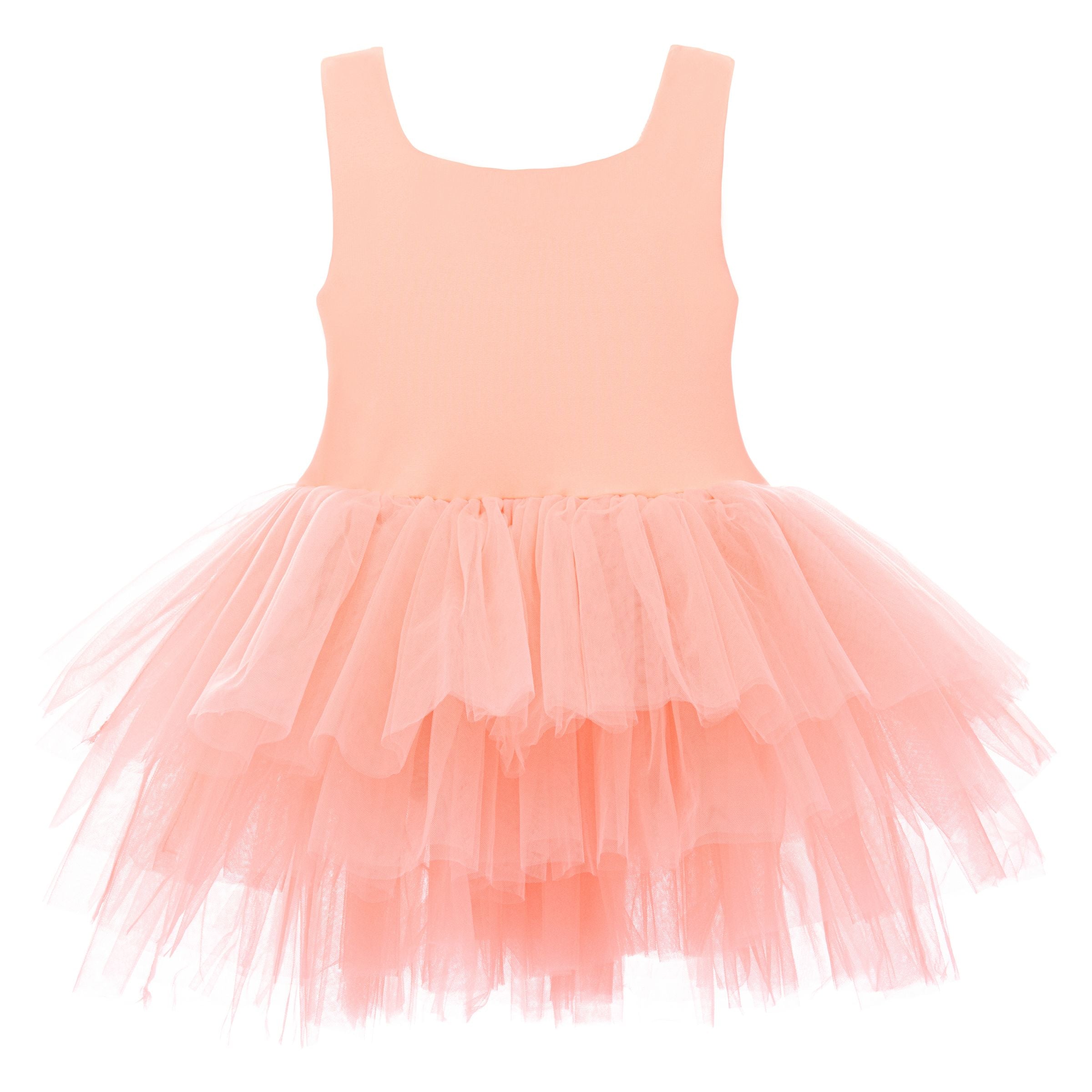 pink and orange tutu dress Coral Sunset Orange Pink Full Layered Toddler and Young Girl Tutu Skirt for Magical Birthday Outfit or Everyday Outfit