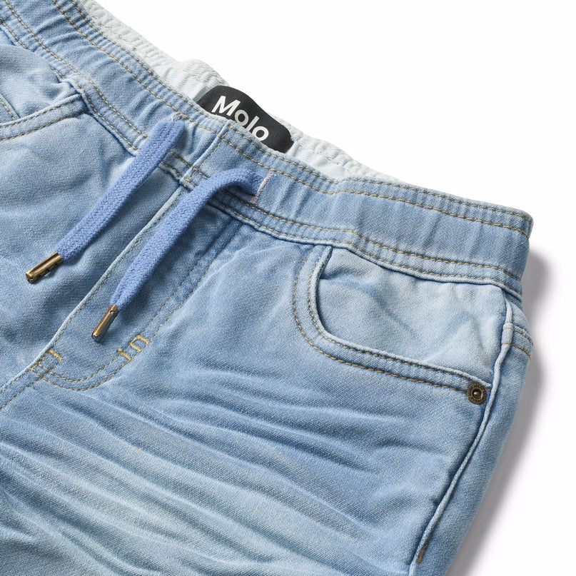 Ali Soft Denim Blue Shorts