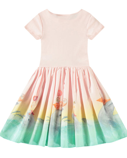 Cissa Wave Jumping Graphic Dress