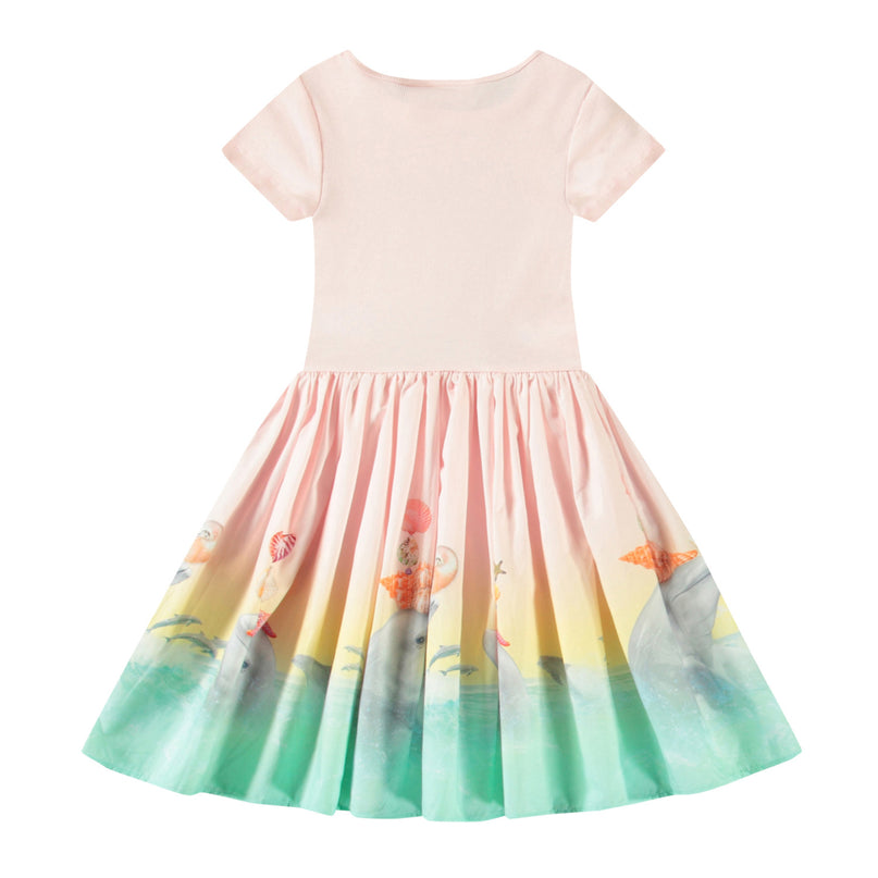 Cissa Wave Jumping Graphic Dress