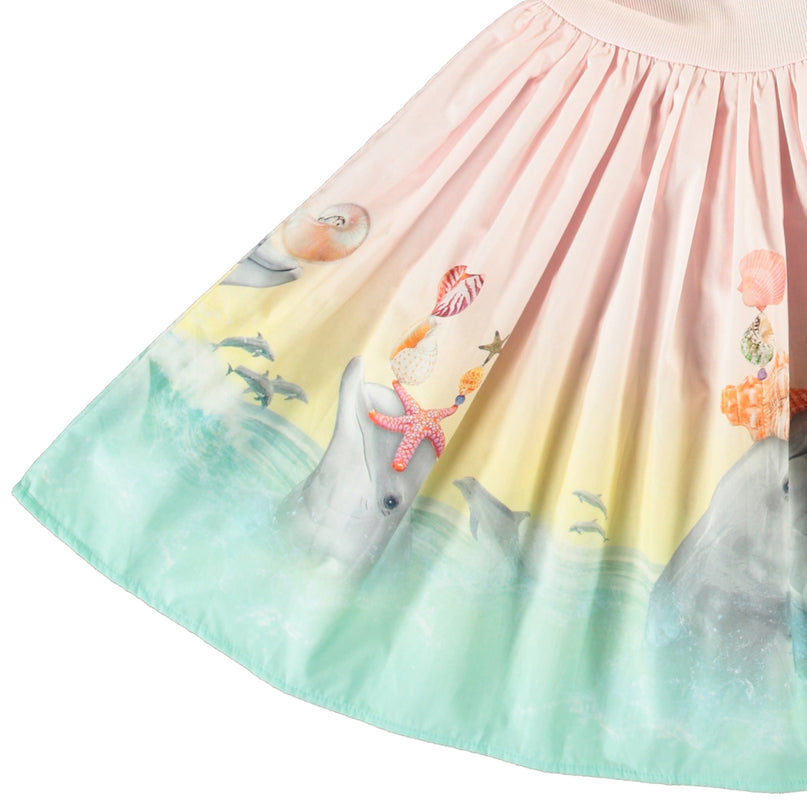 Cissa Wave Jumping Graphic Dress