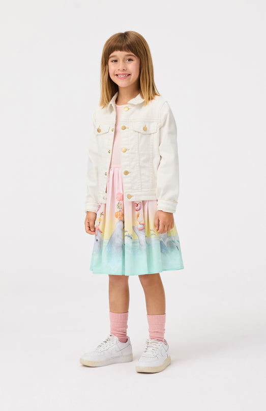 Cissa Wave Jumping Graphic Dress