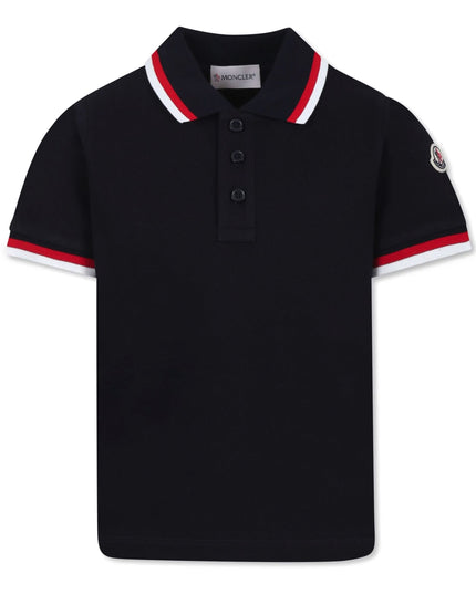 Moncler-SS POLO-K1-954-8A000-02-89ALK-778-NAVY