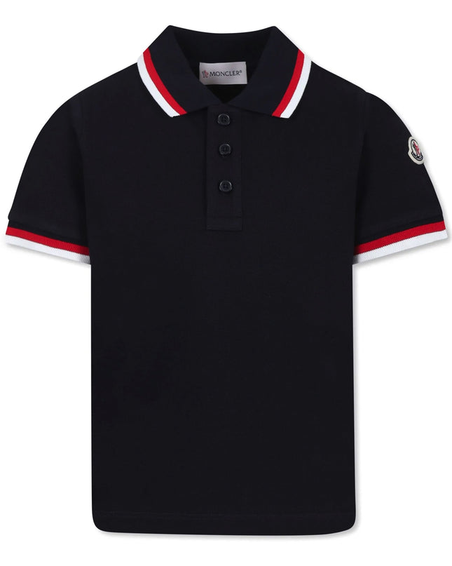 Moncler-SS POLO-K1-954-8A000-02-89ALK-778-NAVY