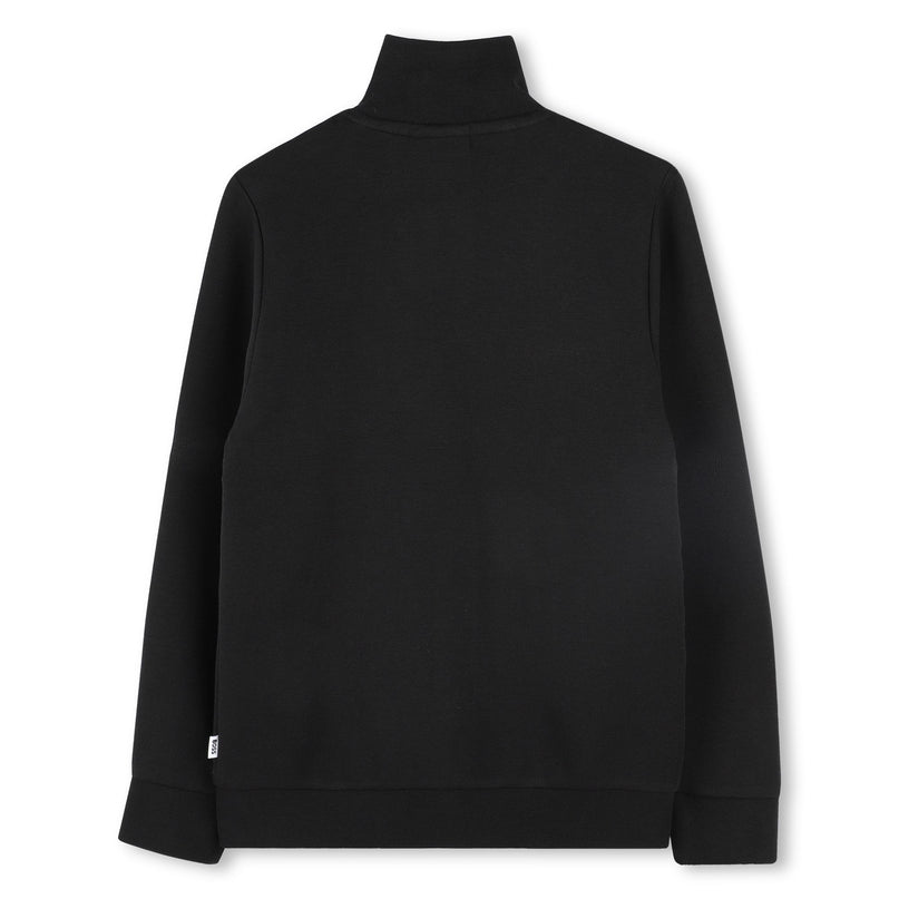 Black Cardigan Track Outfit Set