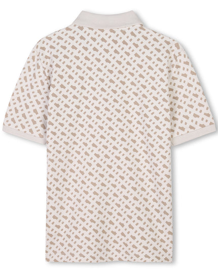Sand Short Sleeve Pattern Polo