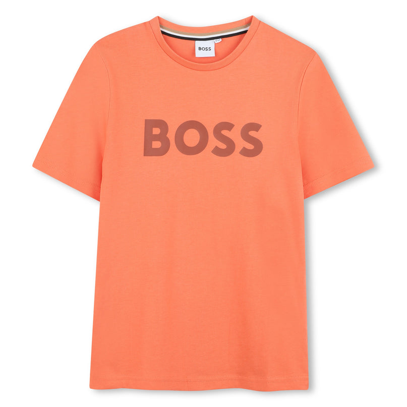 Orange Logo Short Sleeve T-Shirt