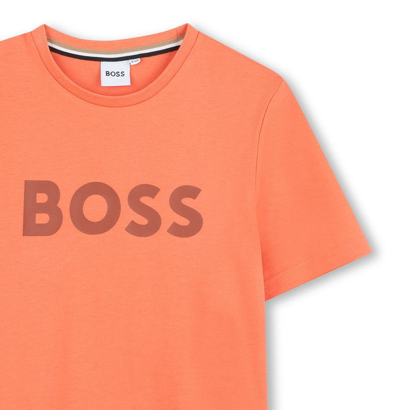 Orange Logo Short Sleeve T-Shirt