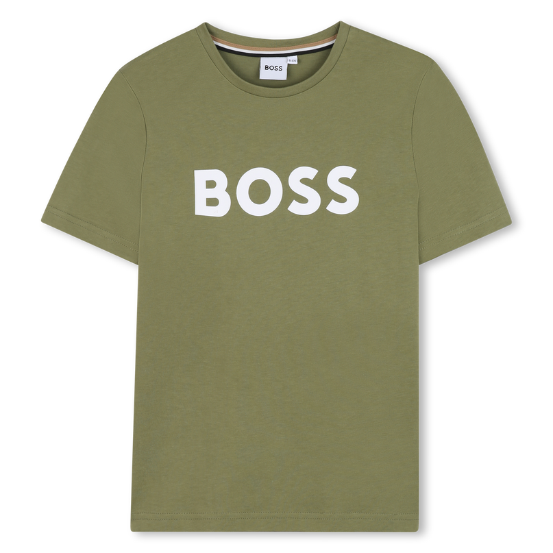 Dark Green Logo Short Sleeve T-Shirt