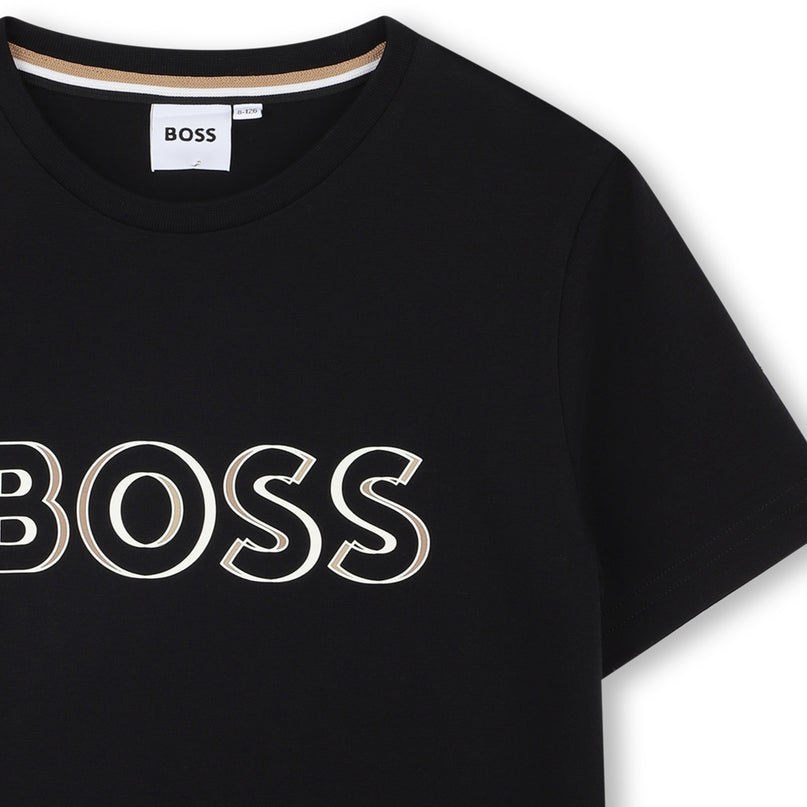 Black Bar Color Block T-Shirt