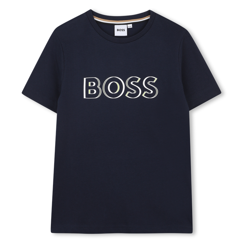 Navy Logo Outline T-Shirt