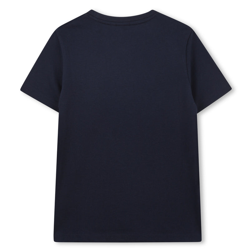 Navy Logo Outline T-Shirt