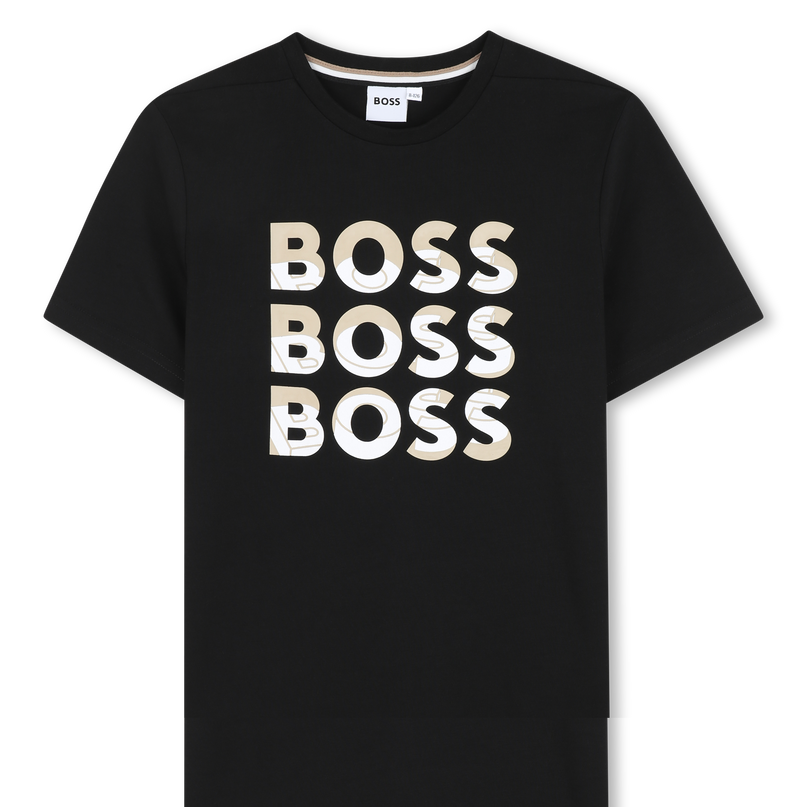 Black Sand Overlay Logo T-Shirt