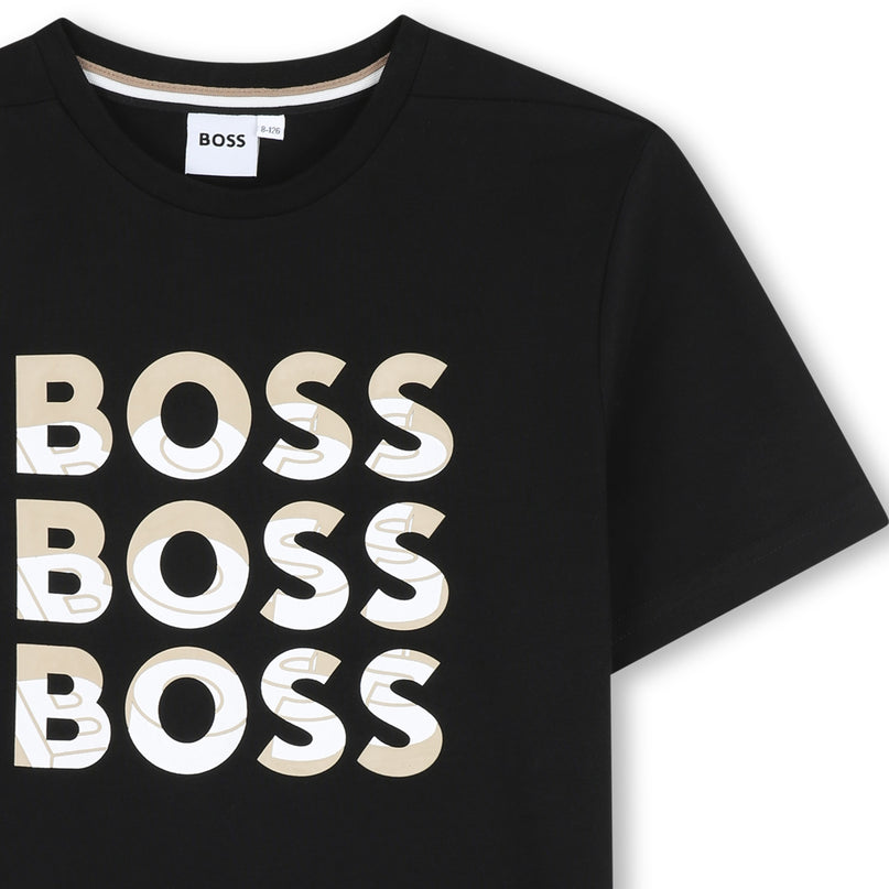 Black Sand Overlay Logo T-Shirt