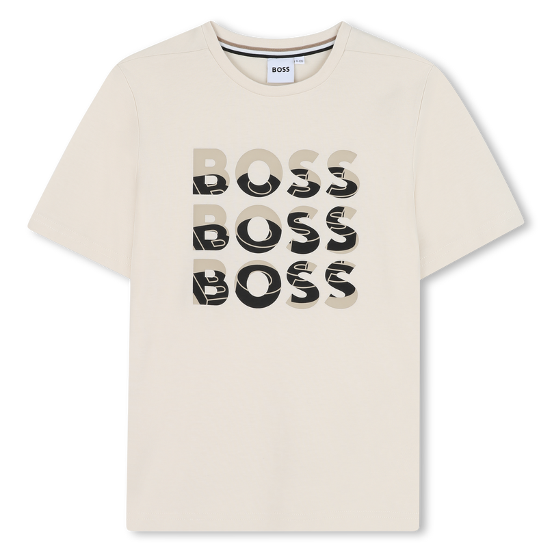 Sand Black Overlay Logo T-Shirt