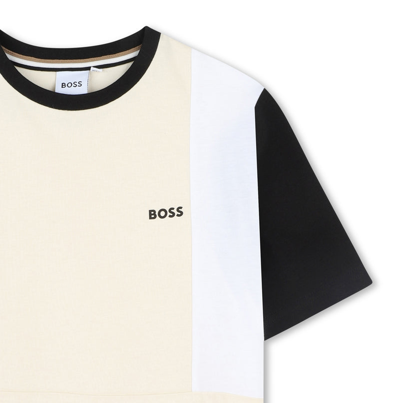 Sand Black Sleeve T-Shirt