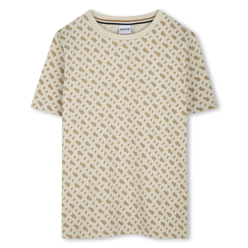 Sand Pattern Logo T-Shirt