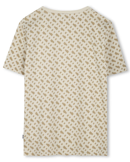 Sand Pattern Logo T-Shirt