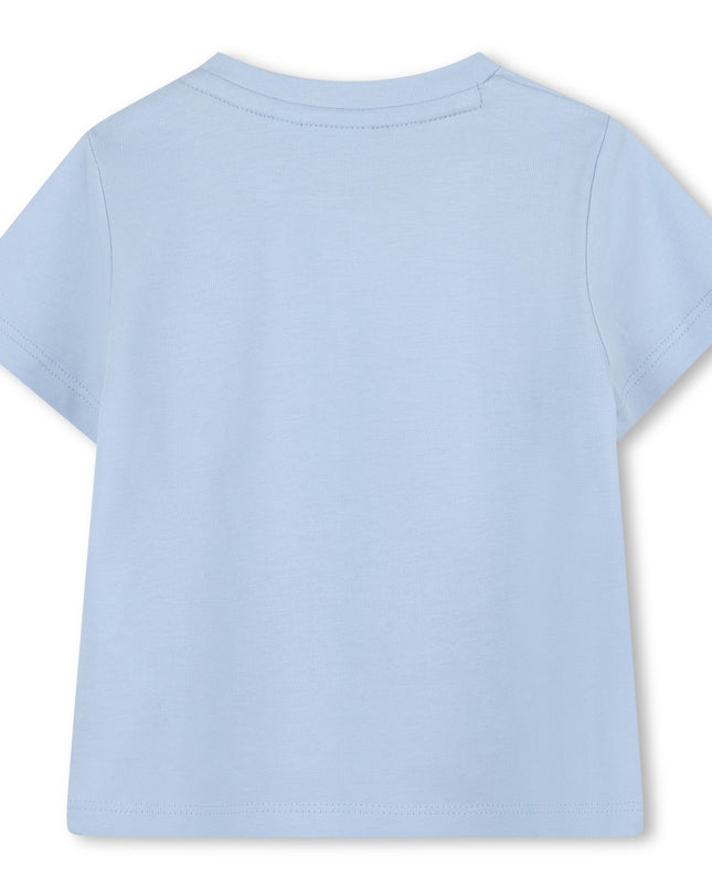 Persion Blue 3D Logo Effect T-Shirt