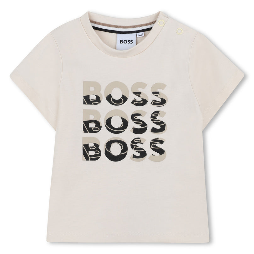 Sand Dark Overlay Logo T-Shirt
