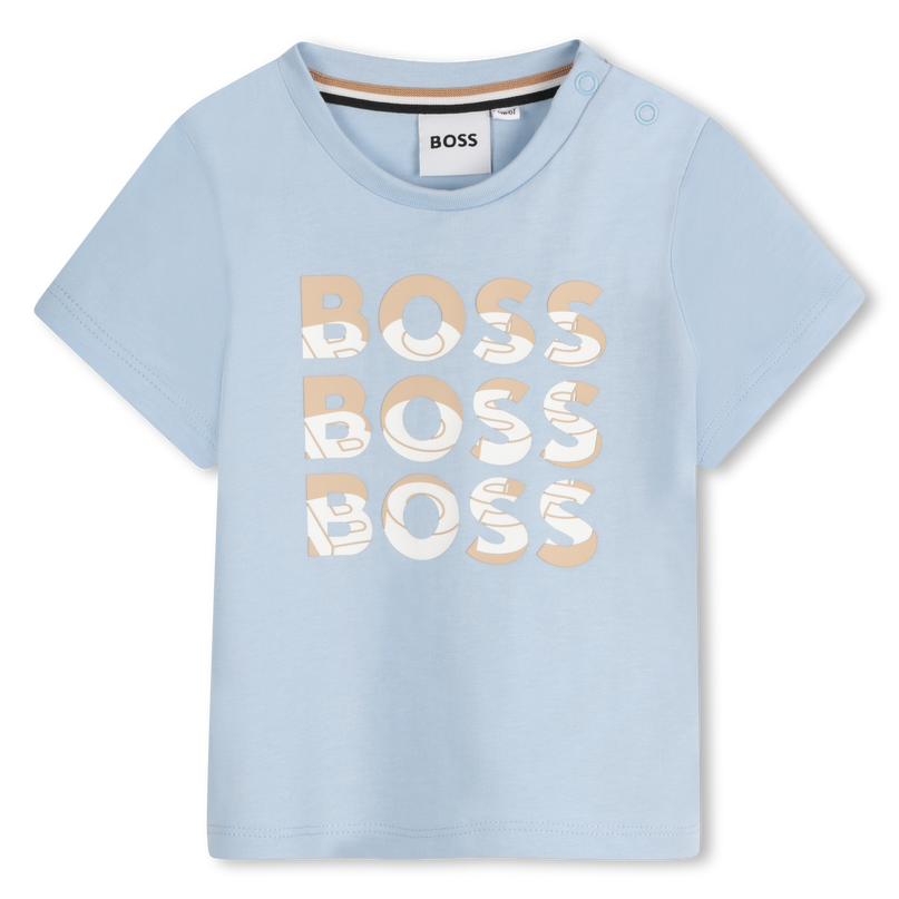 Persian Blue Overlay Logo T-Shirt