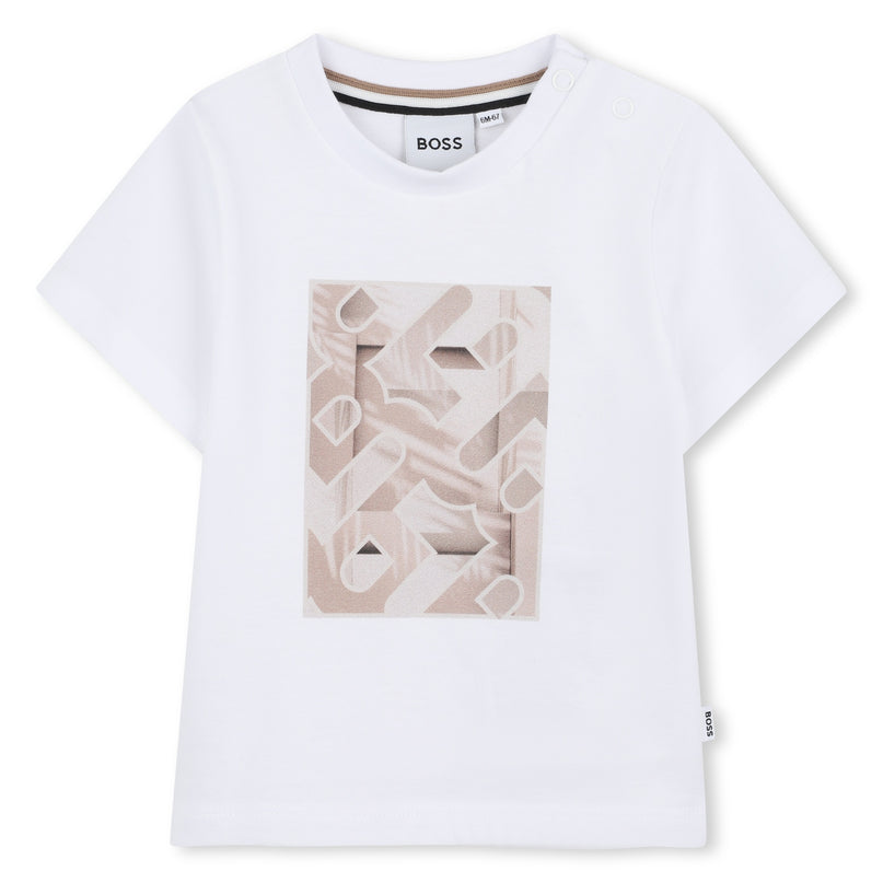 White Sand Abstract Logo T-Shirt