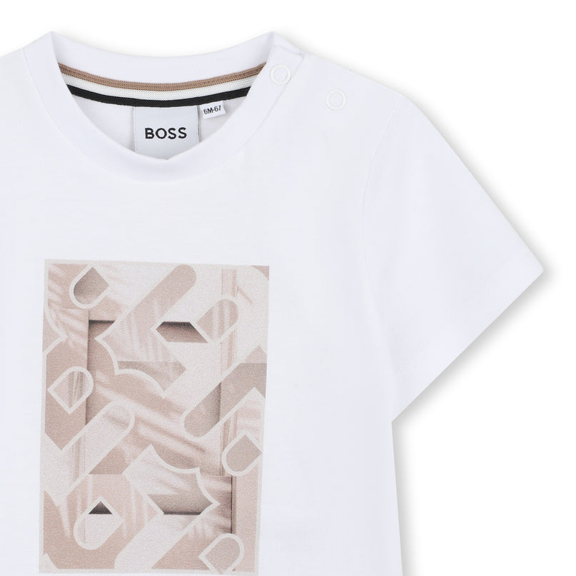 White Sand Abstract Logo T-Shirt
