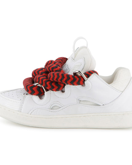 Kids Atelier-Lanvin-Off-White Red Trainers