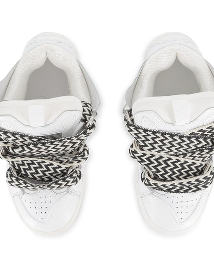 Kids Atelier-Lanvin-Off-White Red Trainers