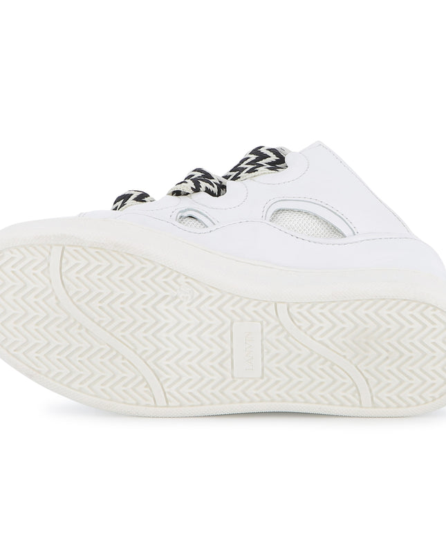 Kids Atelier-Lanvin-Off-White Red Trainers