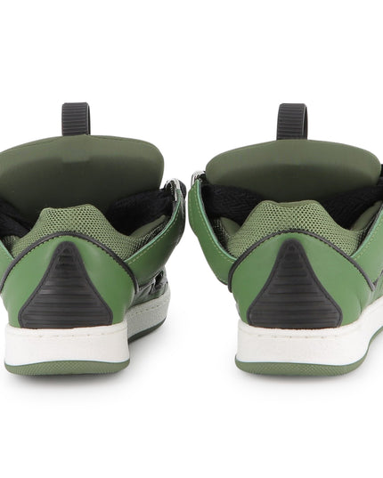 Kids Atelier-Lanvin-Enfant Green Curb Sneakers for Boys