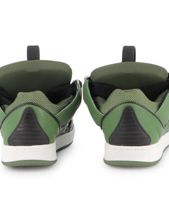 Kids Atelier-Lanvin-Enfant Green Curb Sneakers for Boys