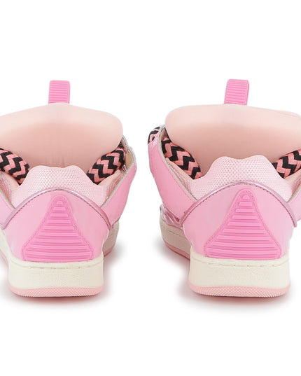 Kids Atelier-Lanvin-Pink Icing Trainers