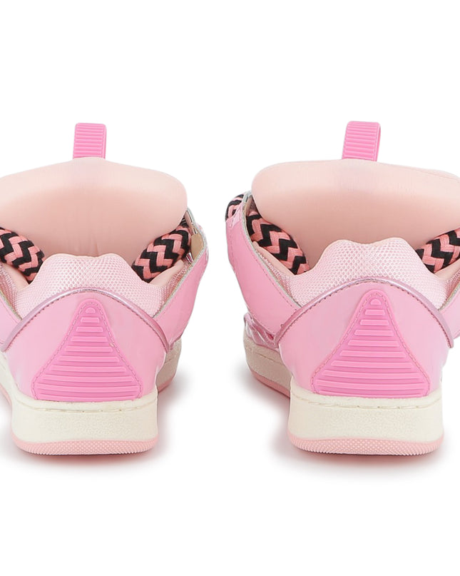 Kids Atelier-Lanvin-Pink Icing Trainers