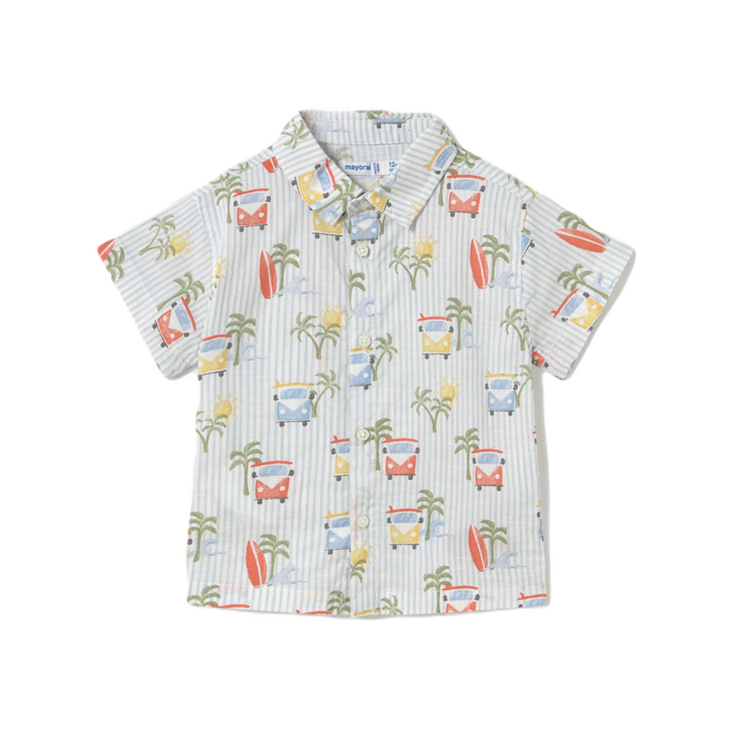 Summer Surfboard Buttondown Shirt