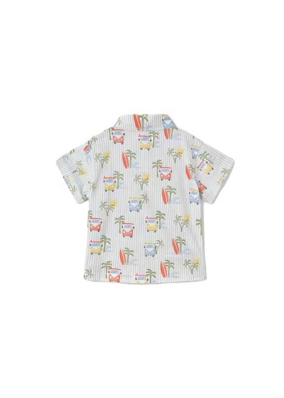 Summer Surfboard Buttondown Shirt
