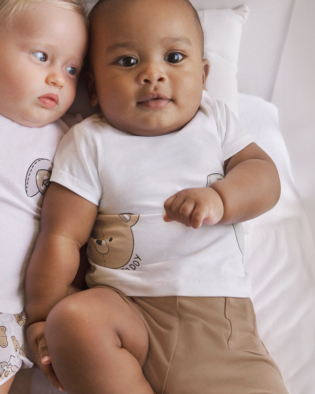 Teddy Muffin Shorts Set