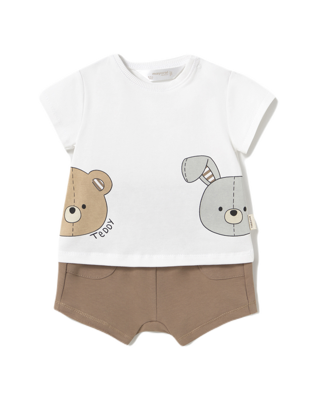 Teddy Muffin Shorts Set