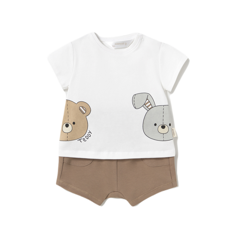 Teddy Muffin Shorts Set