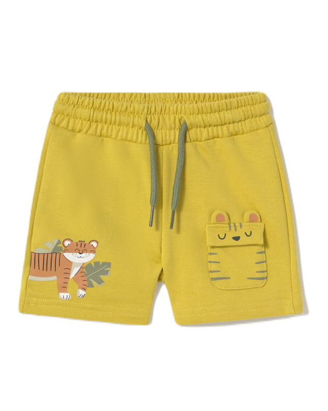 Gold Tiger Bermuda Shorts