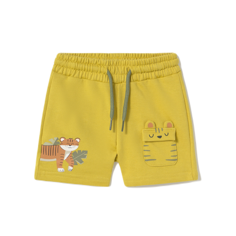 Gold Tiger Bermuda Shorts