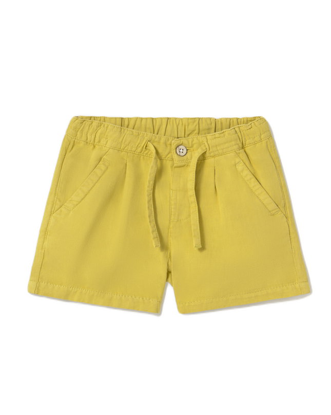 Gold Tie Bermuda Shorts