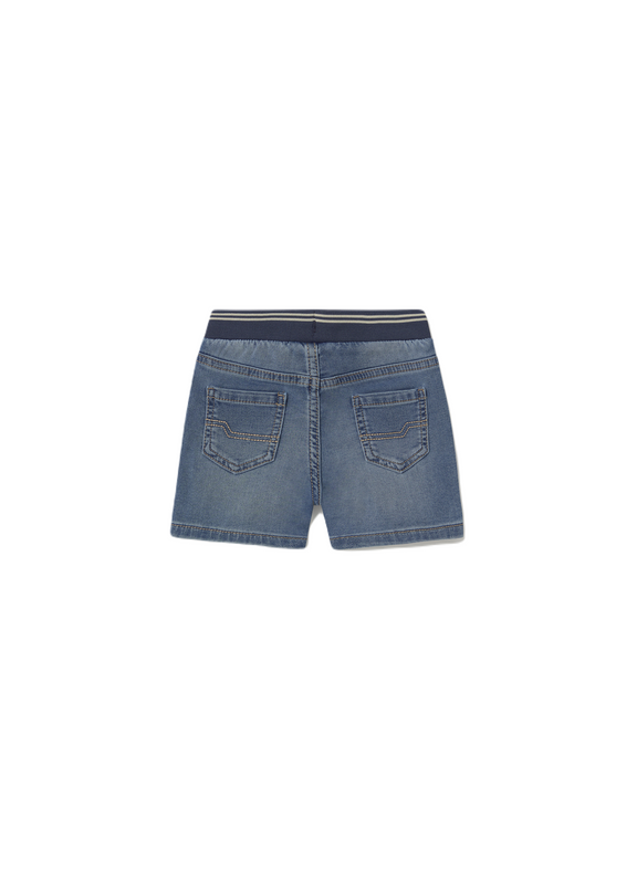 Medium Soft Denim Bermuda Shorts