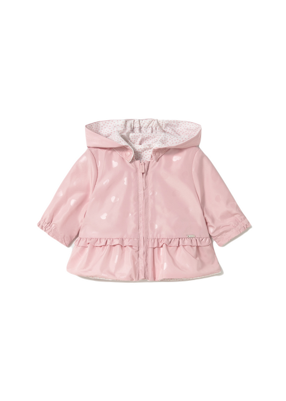Baby Rose Newborn Reversible Windbreaker