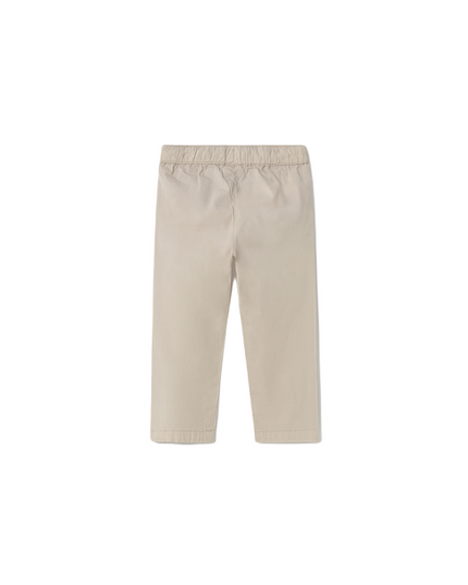 Beige Baby Straight-Leg Pants