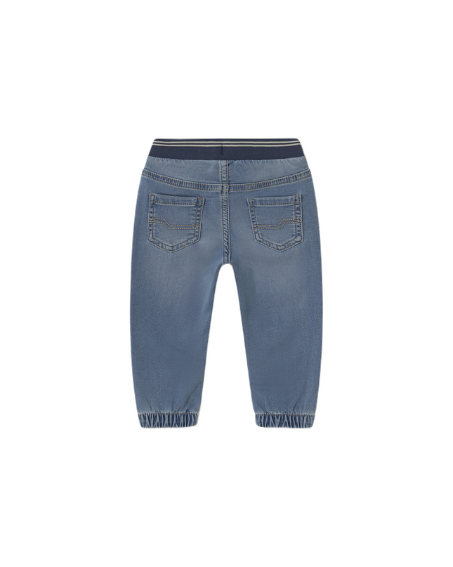 Denim Baby Jeans with Elastic Waistband