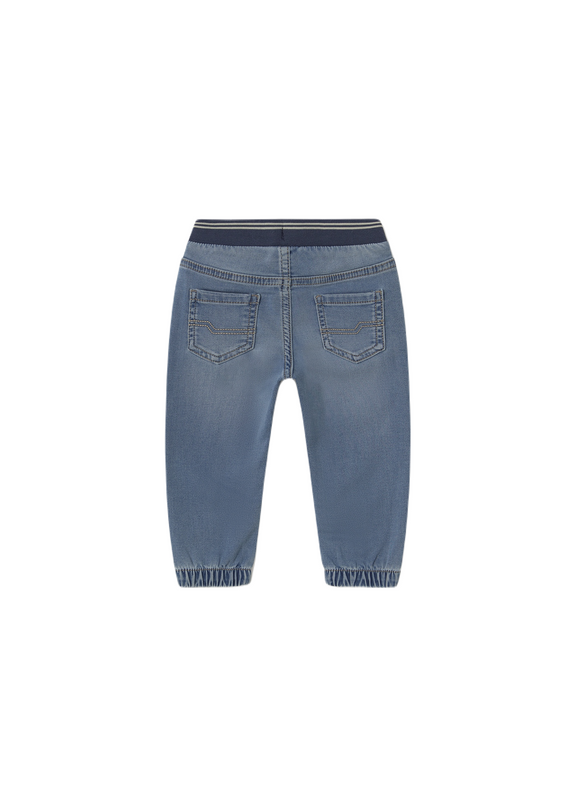 Denim Baby Jeans with Elastic Waistband