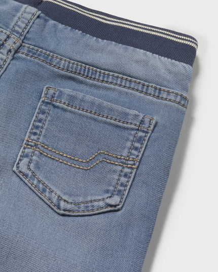 Denim Baby Jeans with Elastic Waistband