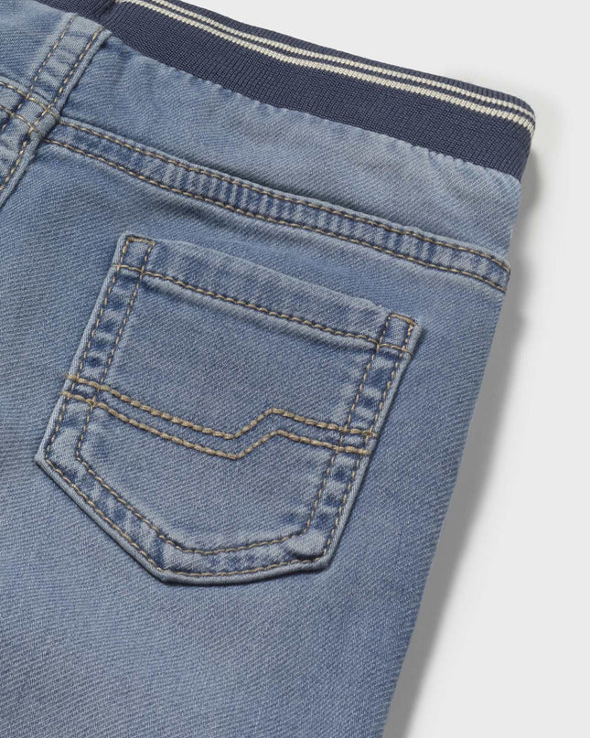 Denim Baby Jeans with Elastic Waistband