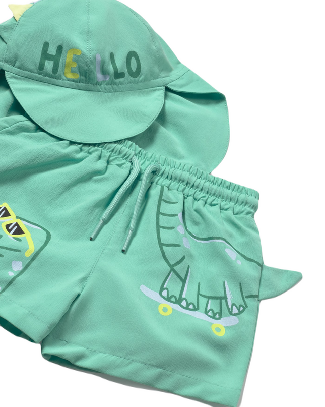 Lake Dinosaur Swim Suit Set